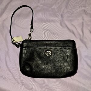 Coach Wristlet Black - Like New-Leather